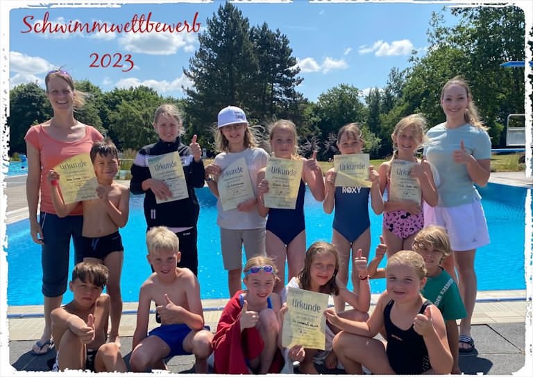 Wir sind das Meister-Schwimmteam!