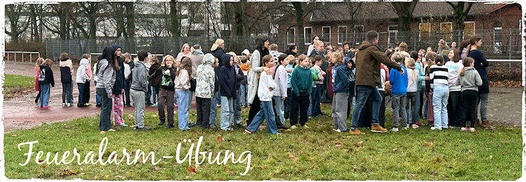 Feueralarm Übung
