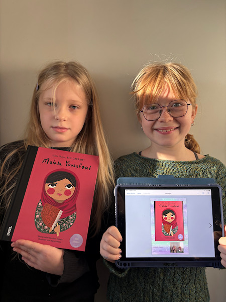 Schülerinnen erzählen Malalas Geschichte auf ihre Art